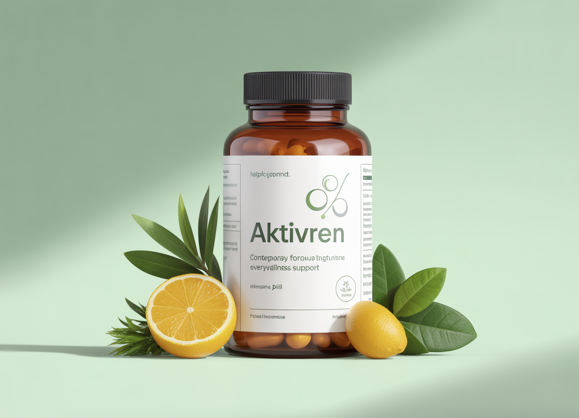 Aktivren bottle showing natural ingredient formula
